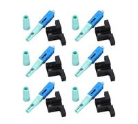 Duokon FTTH Fibre Optique Connecteur, SC UPC Mode Simple 20 Pack | Terminaison de câble directe rapide, atténuation de 0 à 30 dB, construction PTB pour les travaux de réparation de
