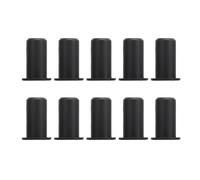 Duokon Kit d'œillets de Routage de Câbles, Paquet de 10 œillets Muraux en Silicone 38 X 26 Mm pour Mur de Table de Bureau, Protection de Câble étanche à la Poussière et Gestion Soignée des Fils