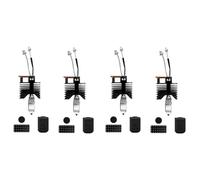 Duokon Kit Hotend Tout Métal pour Imprimante 3D, Assemblage avec Chauffant