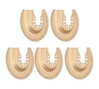 Duokon Lames Oscillantes Multi-outils, Carbure Semi-circulaire, 5 Pièces | Accessoires de coupe de rénovation, finition de revêtement électrophorétique, coulis de carrelage, façonnage de pierre en