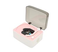 Duokon lecteur CD avec haut-parleur Bluetooth Mini lecteur CD multifonctionnel, haut-parleur Bluetooth video cassette Bleu Rose