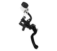 Duokon Levier D'embrayage de Frein Hydraulique, Moto Universelle Ronde Guidon Hydraulique Cylindre de Frein Levier D'embrayage Maître 22mm 7/8"(Front Left)