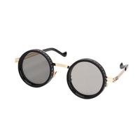 Duokon Lunettes de Soleil Polarisées Rondes à Teinte Réglable à 10