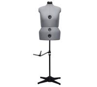 DUOKON - Mannequin de robe ajustable pour femme Gris L Taille 44-50