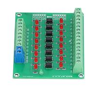 Duokon Module D'isolation Optique 8 Canaux, Sortie NPN 24V a 5V | Fréquence de commutation 20 KHZ, carte compacte 97 x 71 mm, convertisseur de signal PLC, systèmes de contrôle industriels