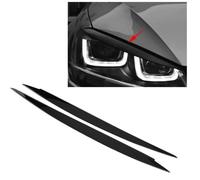 Duokon Phares à sourcils 1 Paire Couverture Garniture de Paupières de Sourcil de Phare pour Golf 7 GTI 2013-2018 Noir