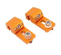 Duokon Pinces de Rail en T à Profil Bas, Aluminium 6063 anodisé, Griffe | Mâchoires de préhension dentelées, adaptées au 3018 Pro Ultra, pour le routage du bois et de l\'acrylique, butée latérale