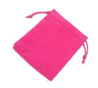 Duokon Pochette en Velours pour Bijoux, Sacs Cordon Couleur Douce, 8 X 10