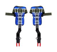 Duokon Pointes d'escalade D'arbres Réglables de 15,4 à 17,7 Pouces, | Revêtement PVC à âme en Acier, Doublure Rembourrée, Récolte de Vergers, Travaux Forestiers, équipement D'escalade D'arbres,