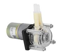 Duokon Pompe Péristaltique Auto-amorçante DC 12 V 24 V Moteur Pas à Pas à Vitesse Réglable avec Cadre en Acier Inoxydable Couvercle serré à la Main pour la Distribution de Boissons en (24V)