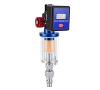Duokon Régulateur de Pression D'air Numérique 0-200 PSI, 1/4in NPT Réglable | Contrôle de débit en ligne NPT 1/4 po, bascule d\'affichage multi-unités, bouton de réglage ergonomique, boîtier ABS compact