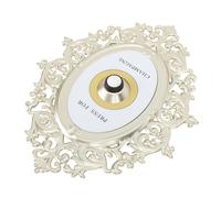 Duokon Sonnette de Porte Décorative Vintage, Bouton Poussoir en Forme de Bouteille de Vin en Fer pour Décoration de Porte D'entrée ou de Bureau