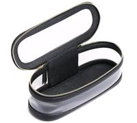 Duolan Trousse de maquillage transparente pour femme, Noir , SLIM-2, Étui à pinceaux de maquillage