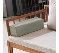 DUOLEH Coussin de taille personnalisée pour l'espace du lit, coussin d'accoudoir de canapé, coussin lombaire et de chevet, coussin de soutien pour appui-tête avec housse amovible (65 x 10 x 15 cm,