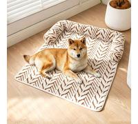 DUOLEH Panier Chien Orthopedique Coussin Chien Anti-anxiété Canapé Chats | 90x80x15cm, Coussin Chiens Lavable en Machine, Bords Surélevés Pour Sécurité, Fond Antidérapant, Traversin 3 Côtés, Doux
