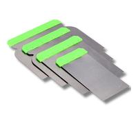 Duoleimi Set de spatules japonaises - 8 pièces - 50/80/100/120 mm - Set de spatules métalliques pour jointoyer, Lisser, étaler, résistantes et Flexibles, Bonne Prise en Main