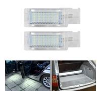 DUOMAICN Lampe LED pour coffre à bagages, 2 pièces, boîte à gants pour S/koda Superb Rapid pour V/W P/assat B6 B7 G/olf 5 6 Caddy S/eat A/teca