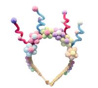DuomaiJJ Accessoires Cheveux Enfants 2 Pièces Fleurines Torsion Stick Bandon Girls Birthday Party Bandband Ressourdi-Couleur
