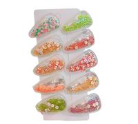 DuomaiJJ Accessoires Cheveux Enfants Pack De 2 Sumpe Migle Heirpin Childer's Hairpin Girl Hair Frappe Clip Hearine-Couleur