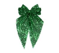 DuomaiJJ Accessoires Cheveux Enfants Paquet De 2 Filles À Paillettes Surdimensionnées La Coiffure Arc Ruban Fête Épingle Cheveux-Vert