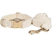 duomaoyi Collier de mariage personnalisé en dentelle sculptée pour animal de compagnie, sangle de poitrine, corde de traction, accessoires floraux luxueux pour chiens