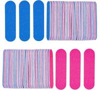 duomaoyi Lot de 100 mini limes à ongles jetables double face pour homme, femme, enfant (5,1 cm)