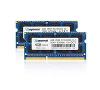 DUOMEIQI 8Go Kit (2x4Go) PC3-8500 DDR3 1066MHz RAM 2Rx8 4Go 204pin So-DIMM 1.5V CL7 Mémoire RAM Upgrade for MacBook, MacBook Pro, iMac, Mac Mini