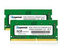 DUOMEIQI Memorycity Mémoire RAM 16 Go (2 x 8 Go), DDR4, PC4-25600S, 3200MHz, 260 PIN SODIMM, 1,2 V, CL21, 1Rx8, Laptop RAM, Module de mémoire