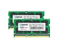 DUOMEIQI PC3-8500 8Go Kit (2x4Go) DDR3 1066MHz RAM 2Rx8 204pin So-DIMM 1.5V CL7 Mémoire RAM Upgrade for MacBook, MacBook Pro, iMac, Mac Mini