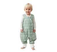 Duomiaomiao Gigoteuse avec pieds, 100 % coton, 1,5 tog, pour garçons et filles