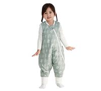 Duomiaomiao Gigoteuse Hiver 2.5 Tog, Gigoteuse a Pied 100% Coton,Gigoteuse Hiver 1-6 Ans Très Douce et Chaud