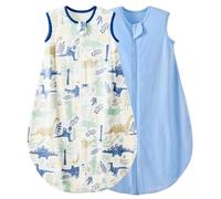 Duomiaomiao Lot de 2 gigoteuses pour bébé - Tog 0,5 - Gigoteuse pour toutes saisons - Gigoteuse légère en coton de qualité supérieure - Convient aux enfants âgés de 6 mois à 5 ans