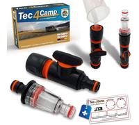 ® Duomix Kit Filtre À Eau Mélangeur Pour Purificateur D'eau Addition De Pastilles De Poudre Pour La Conservation De L'eau Potable Pour Camping-Car, Caravane, Bateau (Filtre Compact +