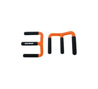 EDMA Transporteur de plaques à griffes DUOPLAC – charge 2 plaques, manchons anti-dérapants – Paire