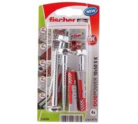 Fischer DUOPOWER 10 x 50 S cheville en bois 4 pièce(s) Métal, Plastique Rond
