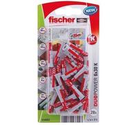 Fischer 534993 DuoPower 6 x 30 K NV Cheville 2 éléments 30 mm 6 mm 1 set