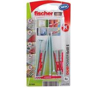 Fischer 537660 DuoPower 6 x 50 S K NV Set de chevilles 50 mm 6 mm 1 set