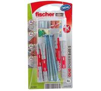 Fischer 537664 DuoPower 8 x 65 S K NV Set de chevilles 65 mm 8 mm 1 set