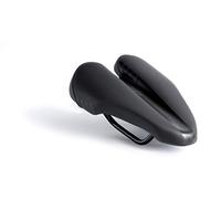 DUOPOWER Selle de Vélo VTT Antiprostate - sans Pointe Ergonomique Modele Arrow 2021 Bicyclette Montagne Triathlon MTB sans Nez Homme Femme Ville (Acier)