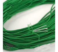 Duories Cordon élastique de 1,5 mm - Corde élastique - Multicolore - En polyester - Pour bracelet, chouchou bijoux - 75 m - Vert B