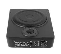 Duoruameng Caisson de basses fin actif, subwoofer audio sous le siège, haute compatibilité, amplificateur de basses intégré avec câbles
