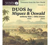 Duos By Miguez & Oswald/Treasures from the New World Vol 2