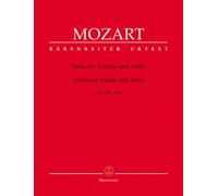 Partitions classique BARENREITER MOZART W.A. - DUOS KV 423, 424 - VIOLON, ALTO Violon