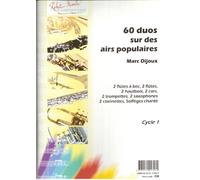 Duos sur des airs populaires (60) --- 2 flutes