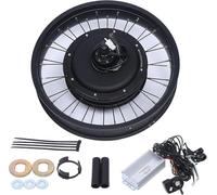 DUOSAMY Kit de conversion de vélo électrique 48 V 1000 W - 480 tr/min - Roue avant/arrière - Moteur de moyeu 40 N·m - Kit de moteur de course pour vélo électrique - Roue d'inertie arrière