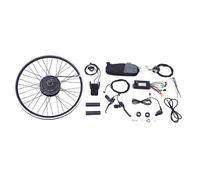 DUOSAMY Kit de Conversion Roue arrière vélo électrique 24 Pouces, Kit de Conversion Roue arrière Ebike 36V 500W, Kit de Conversion Moteur vélo électrique, 135mm, 30-35km/h Moteur de moyeu arrière LCD