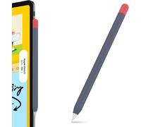 Duotone Silicone Case Pour Apple Pencil 2nd Génération & Apple Pencil Pro (2024) Étui De Protection Case Cover Compatible Avec Compatible Avec Charge Magnétique Et Double Tap (Bleu + Rouge)[X1470]