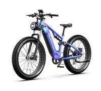 DUOTTS E26 Vélo de montagne électrique à gros pneus 26 pouces Moteur 750 W Batterie 48 V 20 Ah-Bleu&Violet