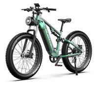 DUOTTS E26 - Vélo Électrique 750W - Batterie Lithium 48V 20Ah - Pneus 26×4.0 Fat Bike - Freins à Disque - Écran LED -Vert et violet