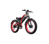 DUOTTS - Vélo électrique - N26 - Double moteur - 48 V 20 Ah - 26“ x 4 - Suspension intégrale - Autonomie 60-120 km - Rouge